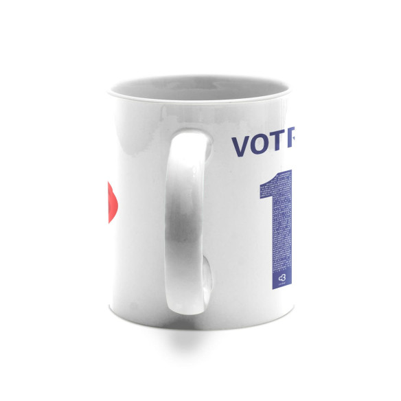 Team France rugby 2025 customizable - Mug - White - Caudie