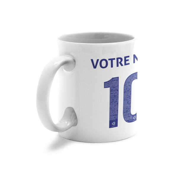 Team France rugby 2025 customizable - Mug - White - Caudie