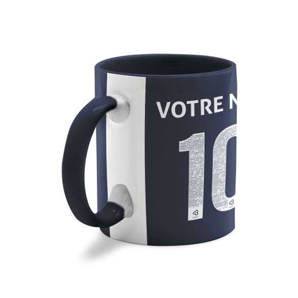 Équipe de France rugby 2025 personnalisable - Mug - Navy - Caudie