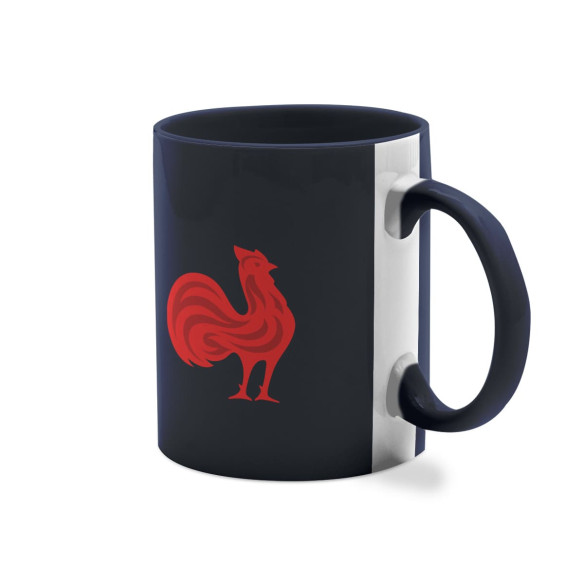 Équipe de France rugby 2025 personnalisable - Mug - Navy - Caudie