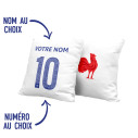 Team France rugby 2024 customizable - Cushion - White - Caudie