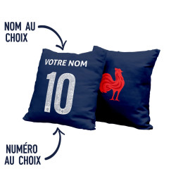 Équipe de France rugby 2025 personnalisable - Coussin - Navy - Caudie