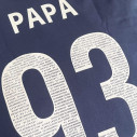 Team France rugby 2025 customizable - Cushion - Navy - Caudie