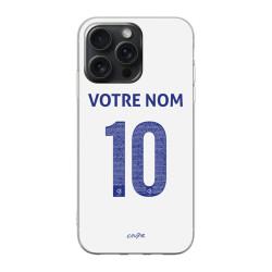 Équipe de France rugby 2025 personnalisable - Coque de téléphone - Blanc - Caudie 2