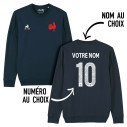 Team France rugby 2024 customizable - Sweat - Navy - Caudie