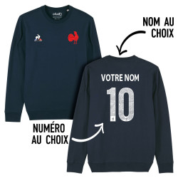 Team France rugby 2025 customizable - Sweat - Navy - Caudie