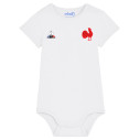 Team France rugby 2024 customizable - Baby\\'s body - White - Caudie