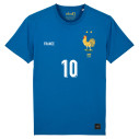 Team France soccer 2024 customizable - Men\\'s tee-shirt - Blue - Caudie