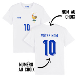 Team France 2022 2023 customizable - Kid's tee-shirt - White - Caudie