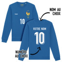 Team France soccer 2024 customizable - Sweat - Blue - Caudie