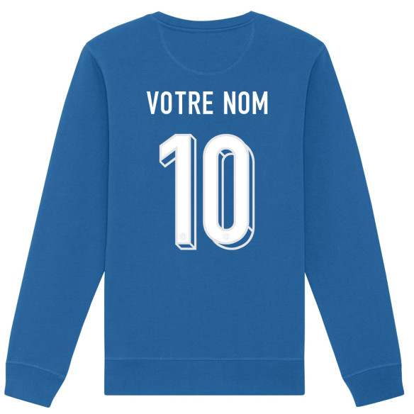 Team France soccer 2025 customizable - Sweat - Blue - Caudie