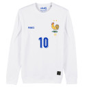 Team France soccer 2024 customizable - Sweat - White - Caudie