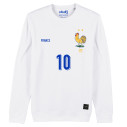 Team France soccer 2025 customizable - Sweat - White - Caudie