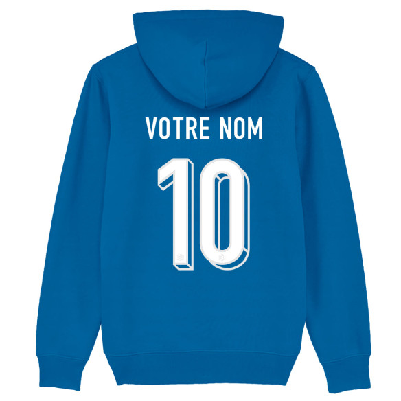 Équipe de France foot 2025 personnalisable - Hoodie - Bleu - Caudie