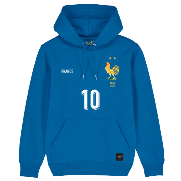 Équipe de France foot 2025 personnalisable - Hoodie - Bleu - Caudie