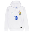 Team France soccer 2024 customizable - Hoodie - White - Caudie