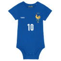 Team France soccer 2024 customizable - Baby's body - Blue -
