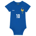 Team France soccer 2025 customizable - Baby\\'s body - Blue -