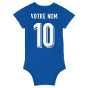 Team France soccer 2025 customizable - Baby\\'s body - Blue -