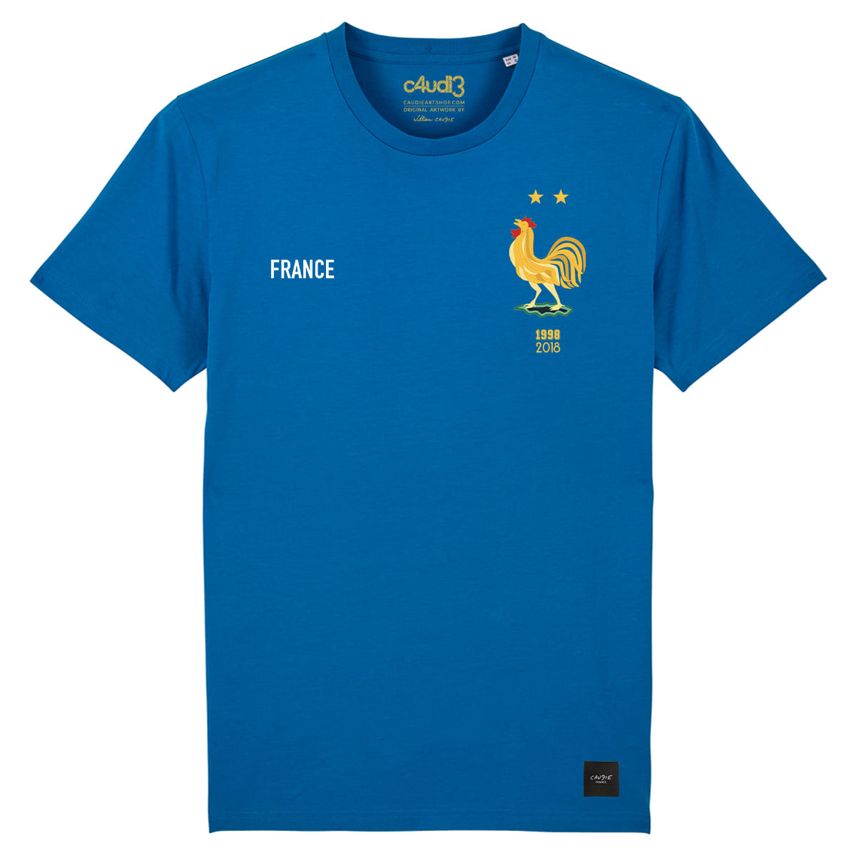 Équipe de France foot 2025 - T-shirt enfant - Caudie