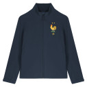 Team France soccer 2025 customizable - Softshell - Navy - Caudie