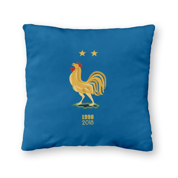 Équipe de France foot 2025 personnalisable - Coussin - Bleu - Caudie