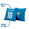 Team France soccer 2024 customizable - Cushion - Blue - Caudie