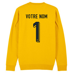 Team France soccer goalkeeper 2025 customizable - Sweat - Yellow - Caudie 2