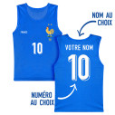 Team France soccer 2024 customizable - Chasuble - Blue - Caudie