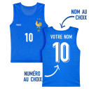 Team France soccer 2025 customizable - Chasuble - Blue - Caudie