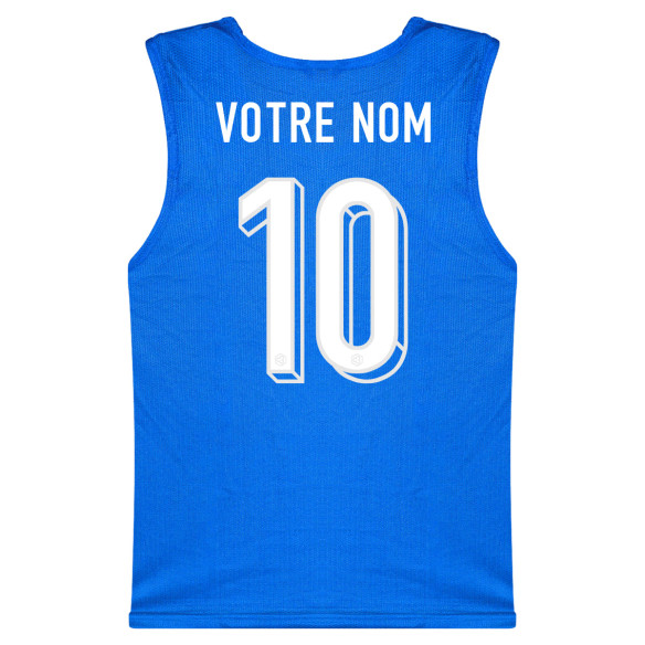 Équipe de France foot 2025 personnalisable - Chasuble - Bleu - Caudie