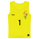 Team France soccer goalkeeper 2024 customizable - Chasuble - Yellow - Caudie