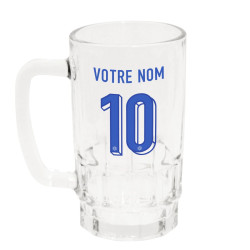 Team France soccer 2025 customizable - Glass - Caudie 2