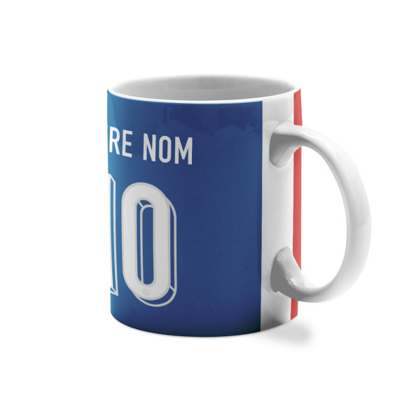 Team France soccer 2025 customizable - Mug - Blue - Caudie