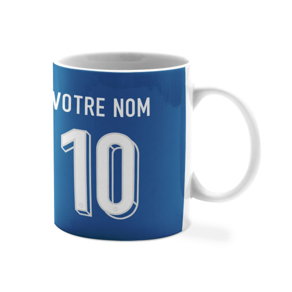 Team France soccer 2025 customizable - Mug - Blue - Caudie