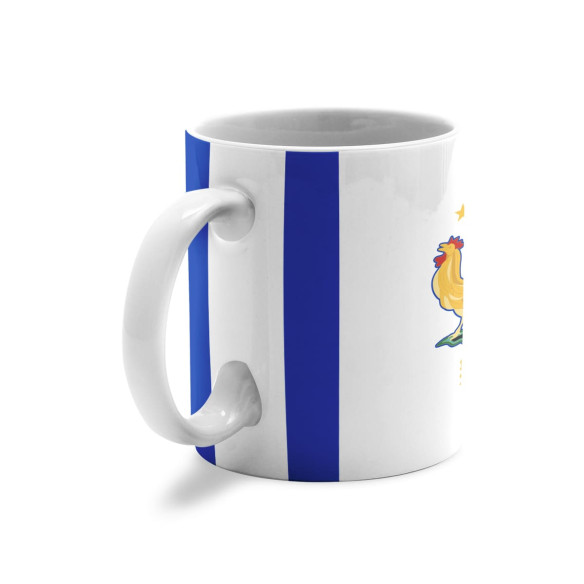 Équipe de France foot 2025 personnalisable - Mug - Blanc - Caudie