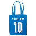 Team France soccer 2025 customizable - Tote bag - Blue - Caudie