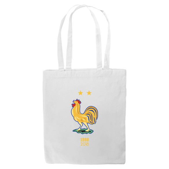 Équipe de France foot 2025 personnalisable - Tote bag - Blanc - Caudie