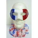 Masque tricolore supporter France - Bleu, blanc, rouge - Caudie