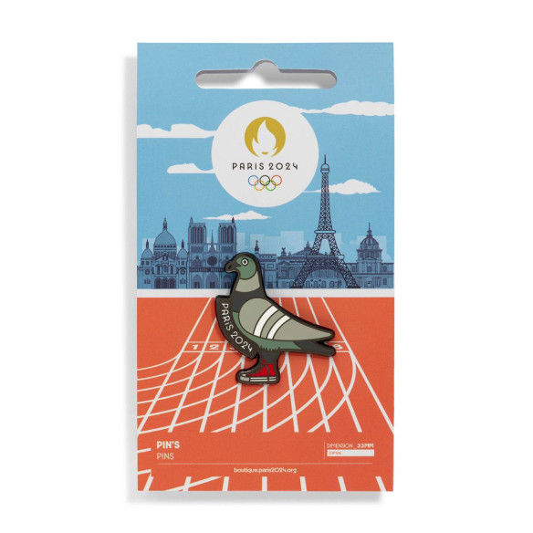 Pin's JO Paris 2024 Pigeon v2 - Caudie