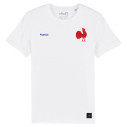 Team France rugby 2025 customizable - Men\\\\\\'s tee-shirt - White - Caudie