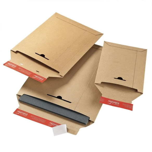 Enveloppes postale en carton rigide à fermeture adhésive (x5)  - Caudie