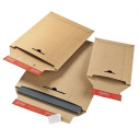 Rigid cardboard postal envelopes with adhesive closure - Caudie