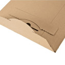 Rigid cardboard postal envelopes with adhesive closure - Caudie