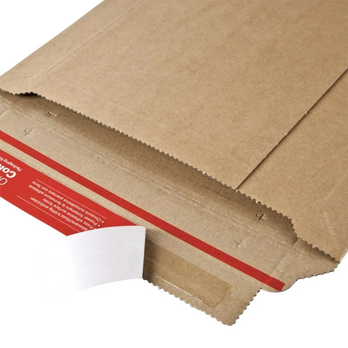 Rigid cardboard postal envelopes with adhesive closure (x5)  - Caudie