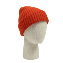 Spezie orange wool and cashmere ribbed fisherman hat - Caudie