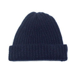 Spezie orange wool and cashmere ribbed fisherman hat - Caudie