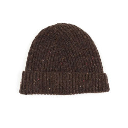 Spezie orange wool and cashmere ribbed fisherman hat - Caudie