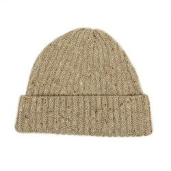 Spezie orange wool and cashmere ribbed fisherman hat - Caudie
