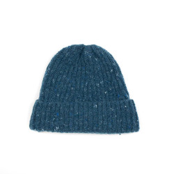 Spezie orange wool and cashmere ribbed fisherman hat - Caudie